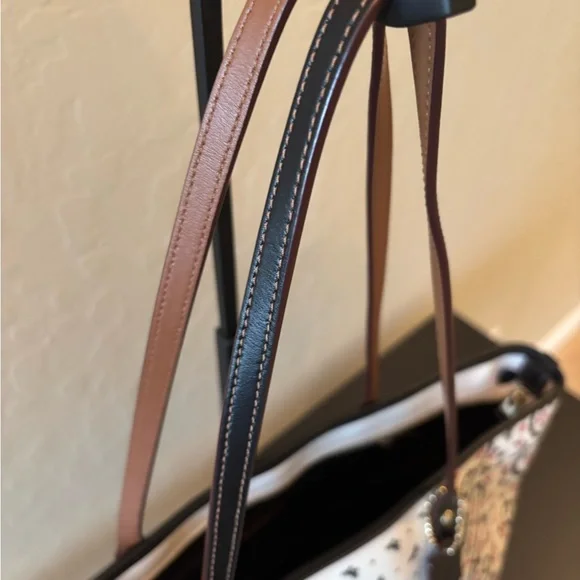 Coach Butterfly Bandana Paisley Zip Tote - Picture 5 of 9